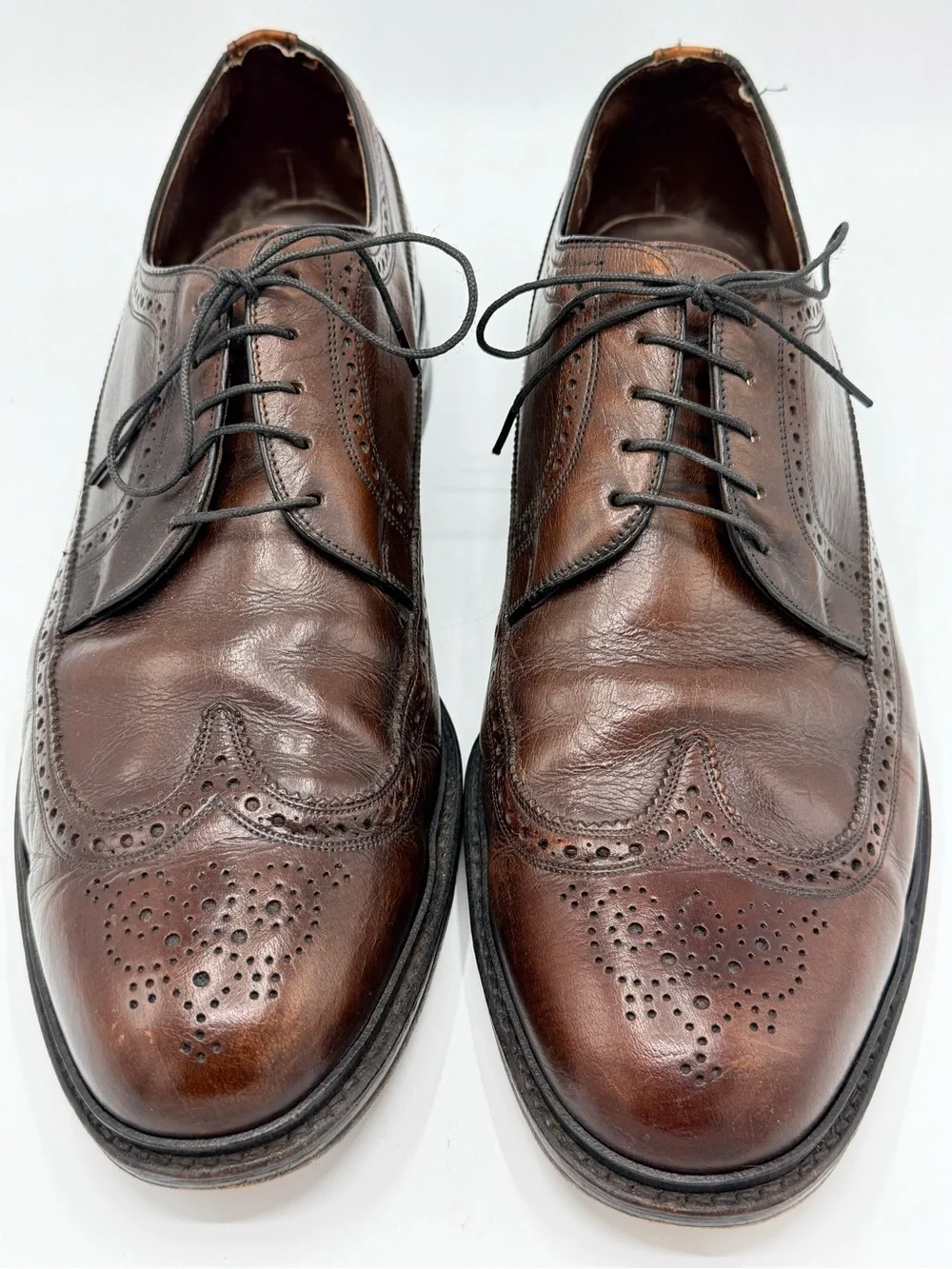 Vintage Freeman Free-Flex Wingtip Oxfords, Men’s size 12 C, Good Condition